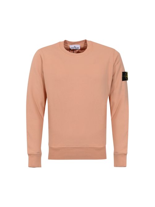 Felpa 6100060 in cotone Plaster pink STONE ISLAND | 6100060S0051V008E